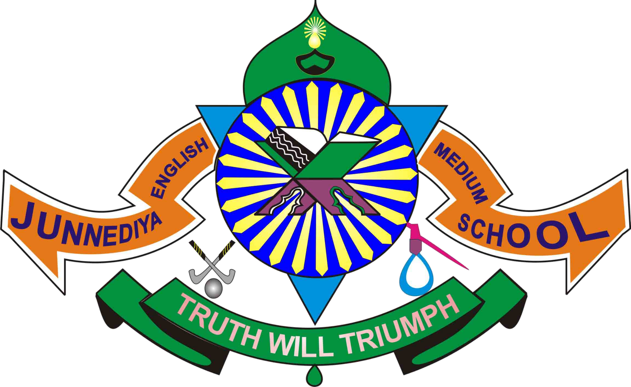 JUNNEDYA ENGLISH MEDIUM SCHOOL Logo
